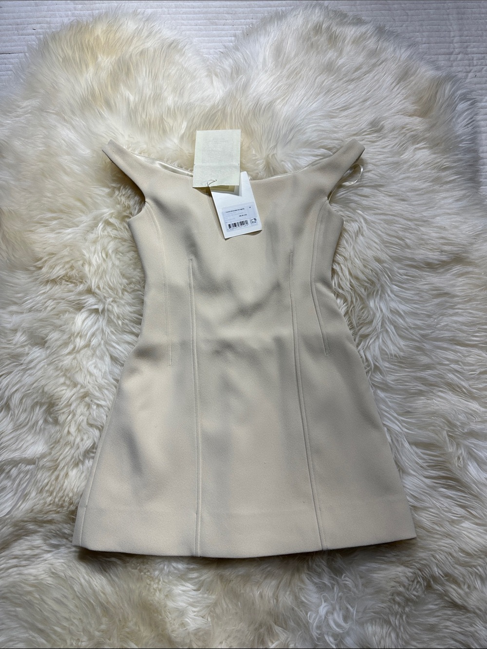 Toteme CURVED OFF-SHOULDER TOP EGGNOG 32